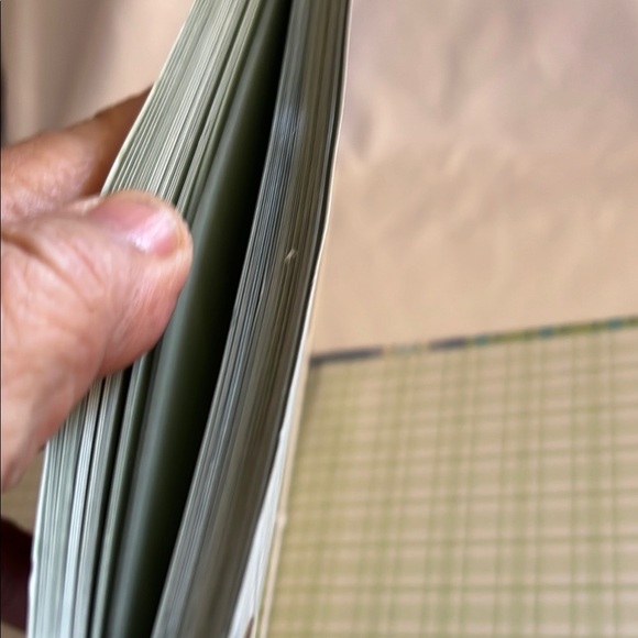 Plaid Baby Photo Album with Buttons - Picture 7 of 8